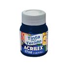 Tinta p/ Tecido Fosca 37ml Azul Marinho 544 Acrilex - ACRILEX - ARTISTICO