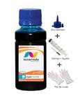 Tinta Para Canon MG5210 CLI-126 Cyano 100ml Linha Platinum