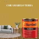 Tinta Para Parede Acrílica Suvinil Clássica 800ml Cor Amarelo Lavável Premium Cor Amarelo Caju/Cor Amarelo Colonial.