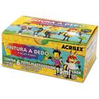 Tinta para Pintura a Dedo 15 ml (6 Cores) - Acrilex