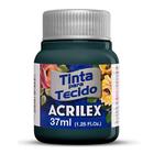 Tinta para Tecido 37ml Cinza Onix Ref 629 Acrilex