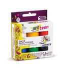 Tinta Para Tecido 6 Potes 15ml Cada Art Teen - Acrilex