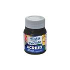 Tinta para Tecido Acrilex Fosca - 37 ml Preto