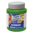 Tinta para Tecido Fosca 250 ml - Acrilex - VERDE MUSGO