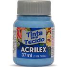 Tinta para Tecido Fosca 37ML Azul Caribe - Acrilex