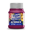 Tinta para Tecido Fosca Acrilex 37ml Cor Vinho 565