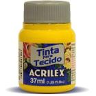 Tinta para tecido fosca amarelo ouro 37ml 505 - acrilex