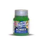 Tinta para tecido verde musgo - acrilex