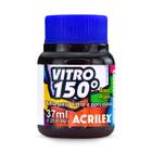 Tinta para Vidro e Porcelana Vitro 150 Acrilex 37ml Cor Marrom Escuro 526