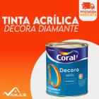 Tinta Parede Fosca Coral 800ml Greige Cor Algodão Egípcio Decora Diamante Premium