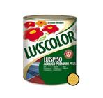 Tinta Piso 900ml Lukspiso 1/4 Lukscolor - Amarelo Demarcação