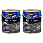 Tinta Premium Pinta Piso Fosco Alto Rendimento 3,6l Kit 2