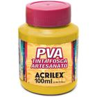 Tinta PVA 03210 100ml Amarelo Ouro 505 Acrilex