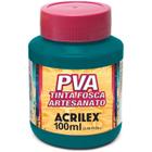 Tinta pva 100ml. verde bandeira acrilex