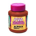 Tinta pva Acrilex fosca vermelho escarlate 100Ml