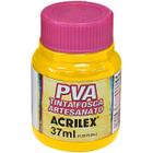 Tinta PVA Amarelo Ouro 37ML - Acrilex