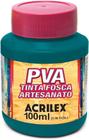 Tinta PVA Fosca 100ml Ref 511 Verde Bandeira Acrilex