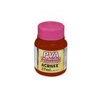 Tinta Pva Fosca Acrilex 37ml para Artesanato Cores Diversas