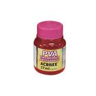 Tinta Pva Fosca Acrilex 37ml para Artesanato Cores Diversas