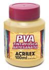 Tinta Pva Fosca Cores Claras para Artesanato 100ml - Acrilex