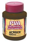 Tinta Pva Fosca Cores Claras para Artesanato 100ml - Acrilex