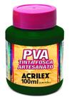 Tinta Pva Fosca Cores Claras para Artesanato 100ml - Acrilex