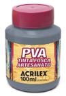 Tinta Pva Fosca Cores Claras para Artesanato 100ml - Acrilex