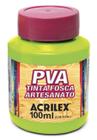 Tinta Pva Fosca Cores Claras para Artesanato 100ml - Acrilex