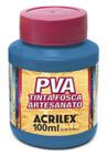 Tinta Pva Fosca Cores Claras para Artesanato 100ml - Acrilex