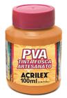 Tinta Pva Fosca Cores Claras para Artesanato 100ml - Acrilex