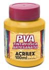 Tinta Pva Fosca Cores Claras para Artesanato 100ml - Acrilex