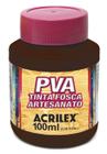 Tinta Pva Fosca Cores Claras para Artesanato 100ml - Acrilex
