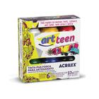 Tinta Pva Fosca P/artesanato Art Teen 6 Cores 37ml - Acrilex