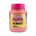 Tinta PVA Fosca para Artesanato Acrilex 100ml Cor Rosa Antigo 828