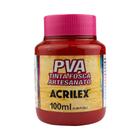 Tinta PVA Fosca para Artesanato Acrilex 100ml Cor Vermelho Escarlate 508