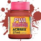 Tinta PVA Fosca para Artesanato Acrilex Cores Quentes 37ml - 03240