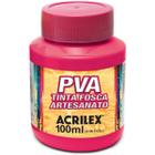 Tinta PVA Rosa Escuro 100ML.