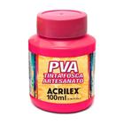 Tinta PVA Rosa Escuro 542 100ml Acrilex