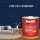 Tinta Semi Brilho Cor Azul Petróleo 800ml Brasiplus Acrílica Lavável.