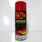 Tinta spray 360ml vermelho metalico brilhante lukscolor