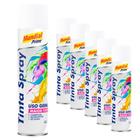 Tinta Spray 400ml Uso Geral Branco Fosco 6 Peças Mundial Prime