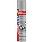 Tinta spray alta temp 350ml alum fosco un