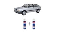 Tinta Spray Automotiva Prata Lunar VW 300ml + Spray Verniz 300ml