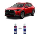 Tinta Spray Automotiva Vermelho Granada - 3R3 Toyota 300ml + Spray Verniz 300ml