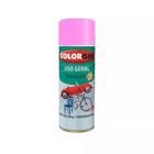 Tinta Spray Uso Geral Acabamento Brilhante Rosa GBR 56061 400ml - Colorgin