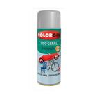 Tinta Spray Uso Geral Acabamento Metálico Prata Real 57061 400ml - Colorgin