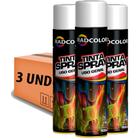 Tinta Spray Uso Geral E Automotivo Todas As Cores Caixa 3 Un