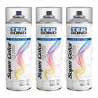 Tinta Spray Verniz Super Color Tekbond 350ml Kit 3un