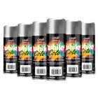 Tinta Spray White Color Uso Geral Alumínio Para Rodas 340ml - 6 Peças