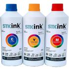 Tinta STK BT5001 BT6001 T510W T710W T810W T910DW compatível com InkTank Brother - 3 x 500ml